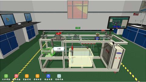 離心泵性能曲線(xiàn)測(cè)定及孔板流量計(jì)標(biāo)定三維仿真軟件